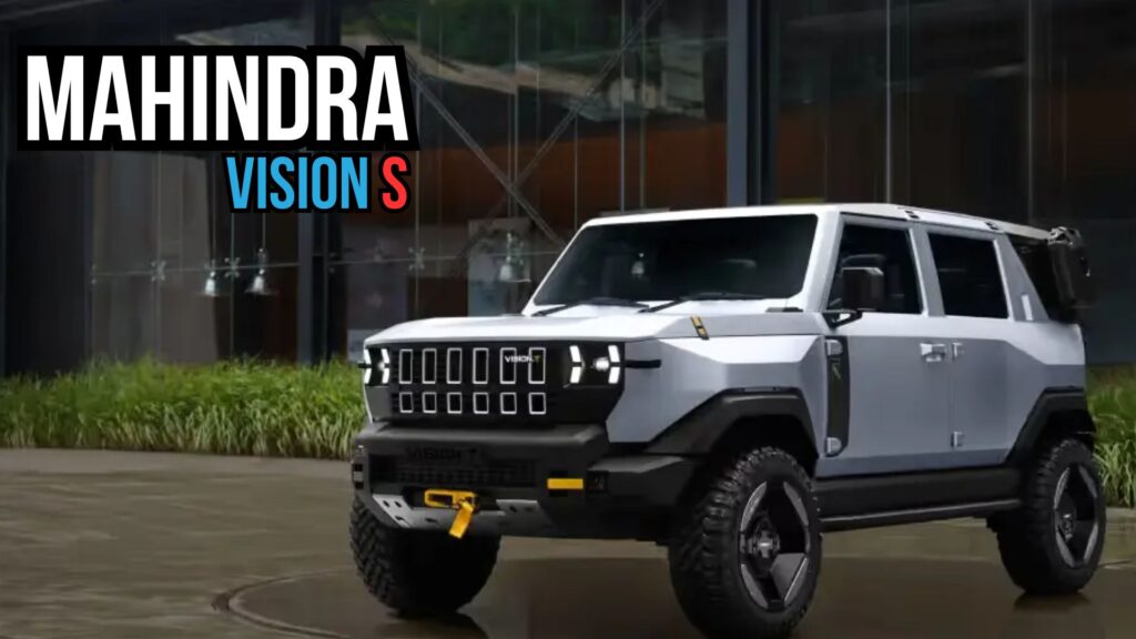 Mahindra Vision S Concept in White: A Bold Look into the Future of SUVs