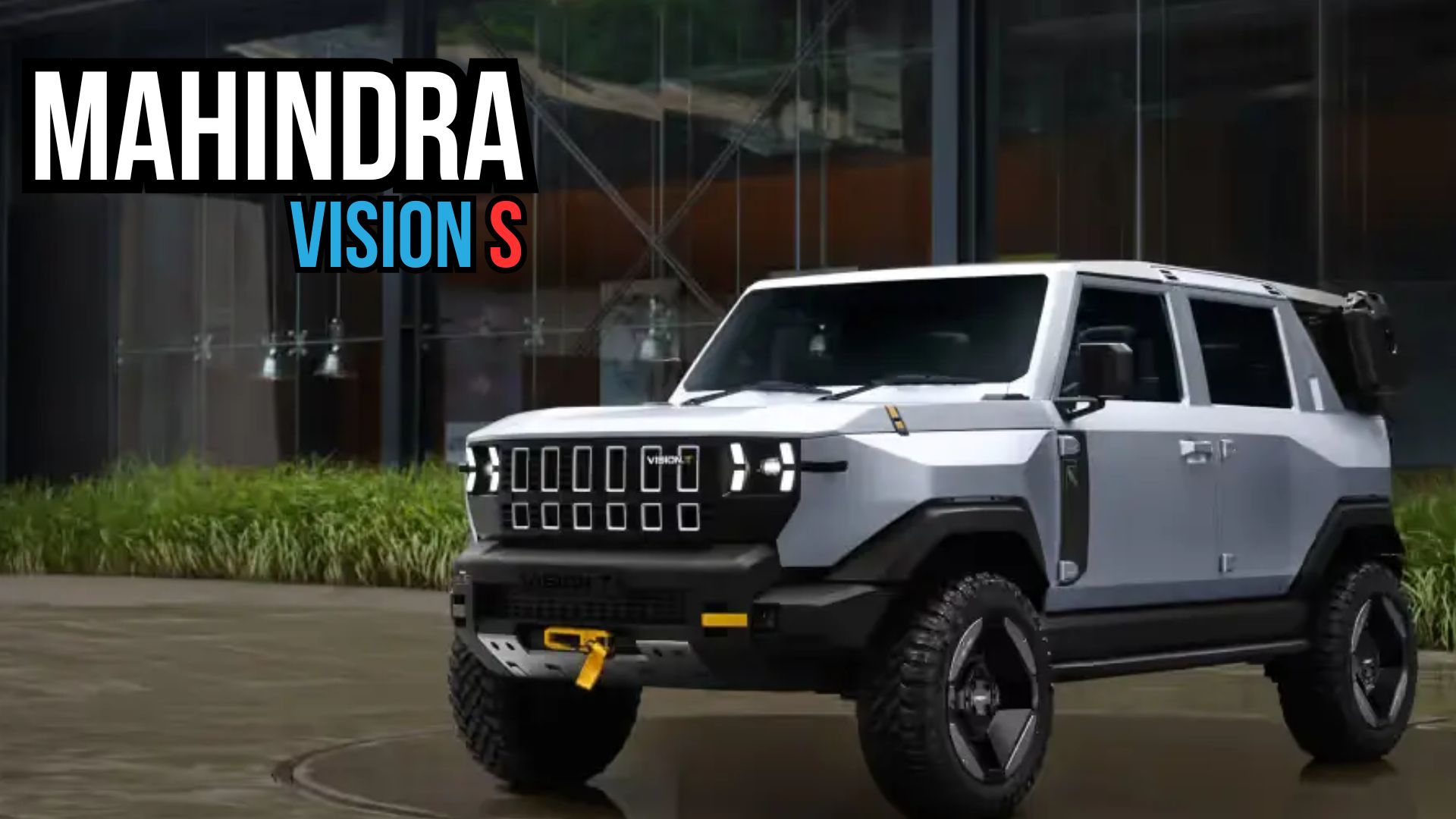 Mahindra Vision S Concept in White: A Bold Look into the Future of SUVs